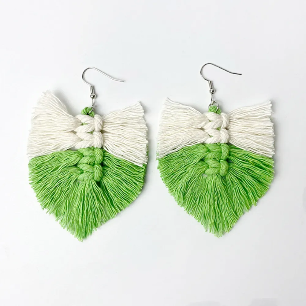 Fringe Detail Dangle Earrings, image 6