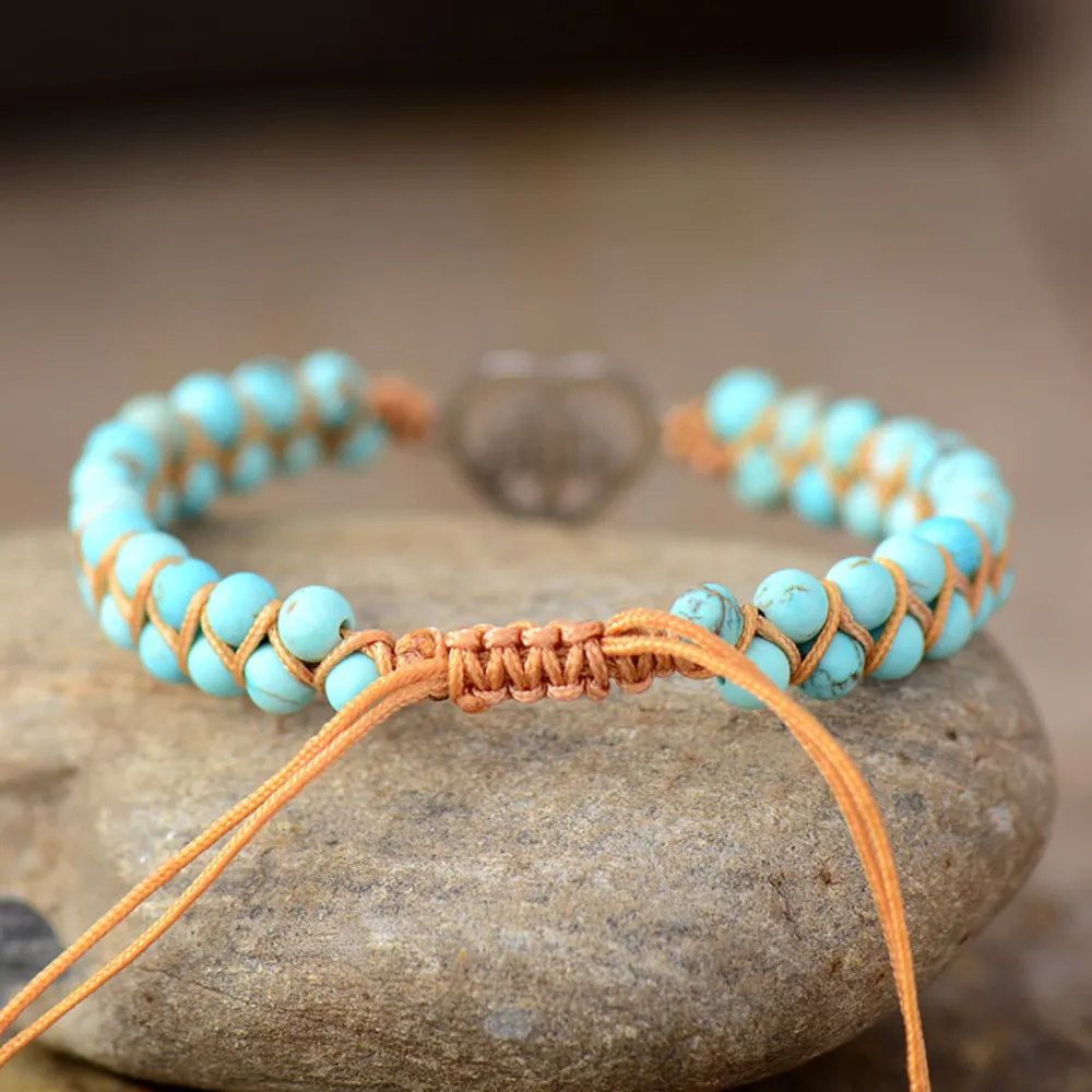 Turquoise Beaded Bracelet, image 2