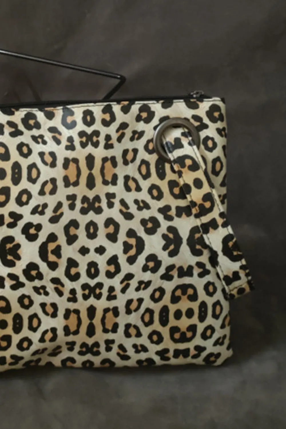 Leopard PU Leather Clutch, image 4