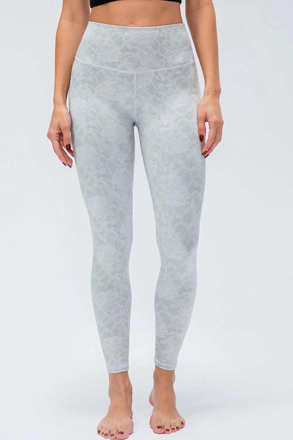 Wide Waistband Slim Fit Active Leggings, image 17