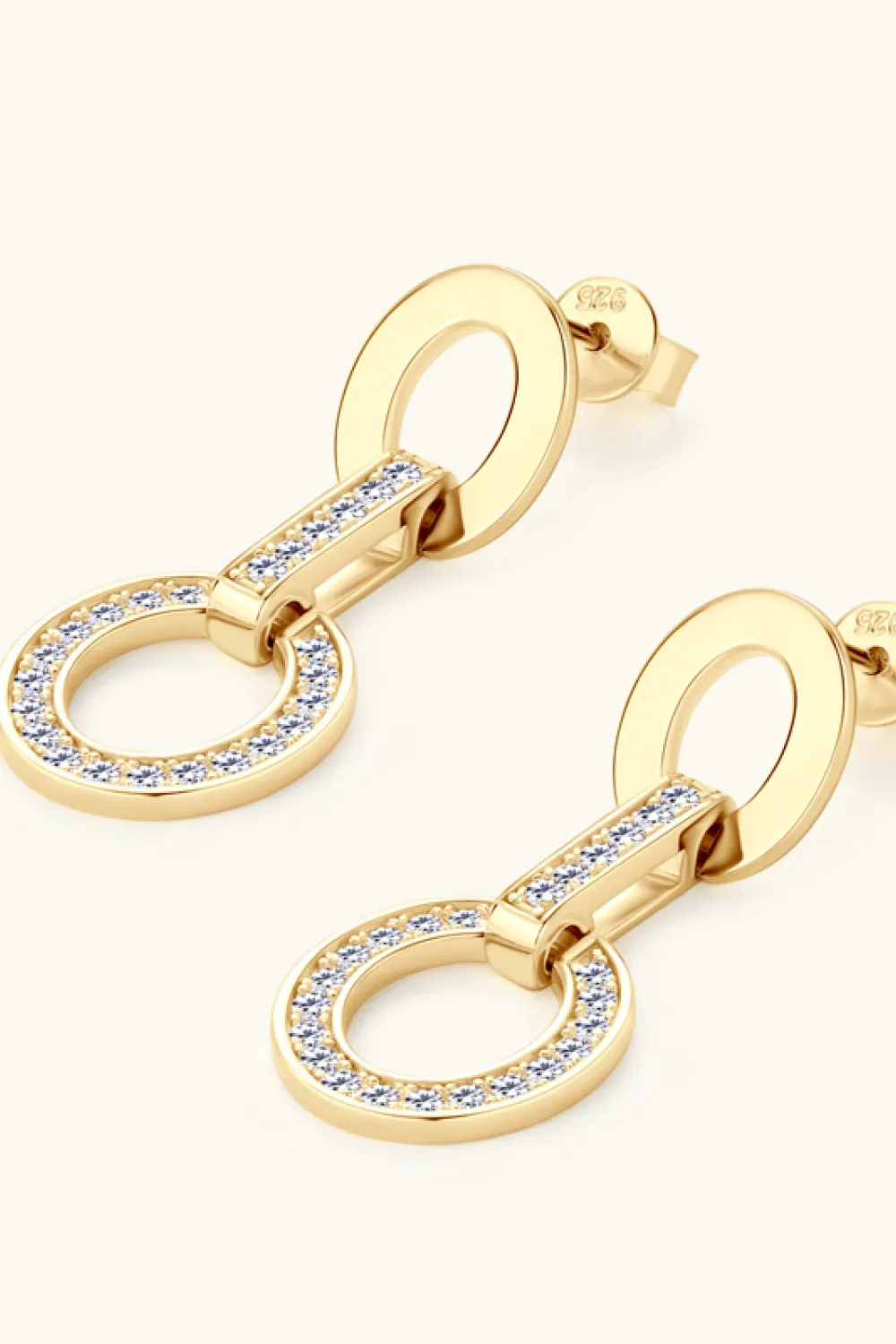 Moissanite 925 Sterling Silver Earrings, image 5