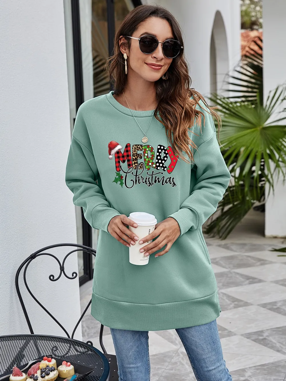 MERRY CHRISTMAS Graphic Sweatshirt, image 13