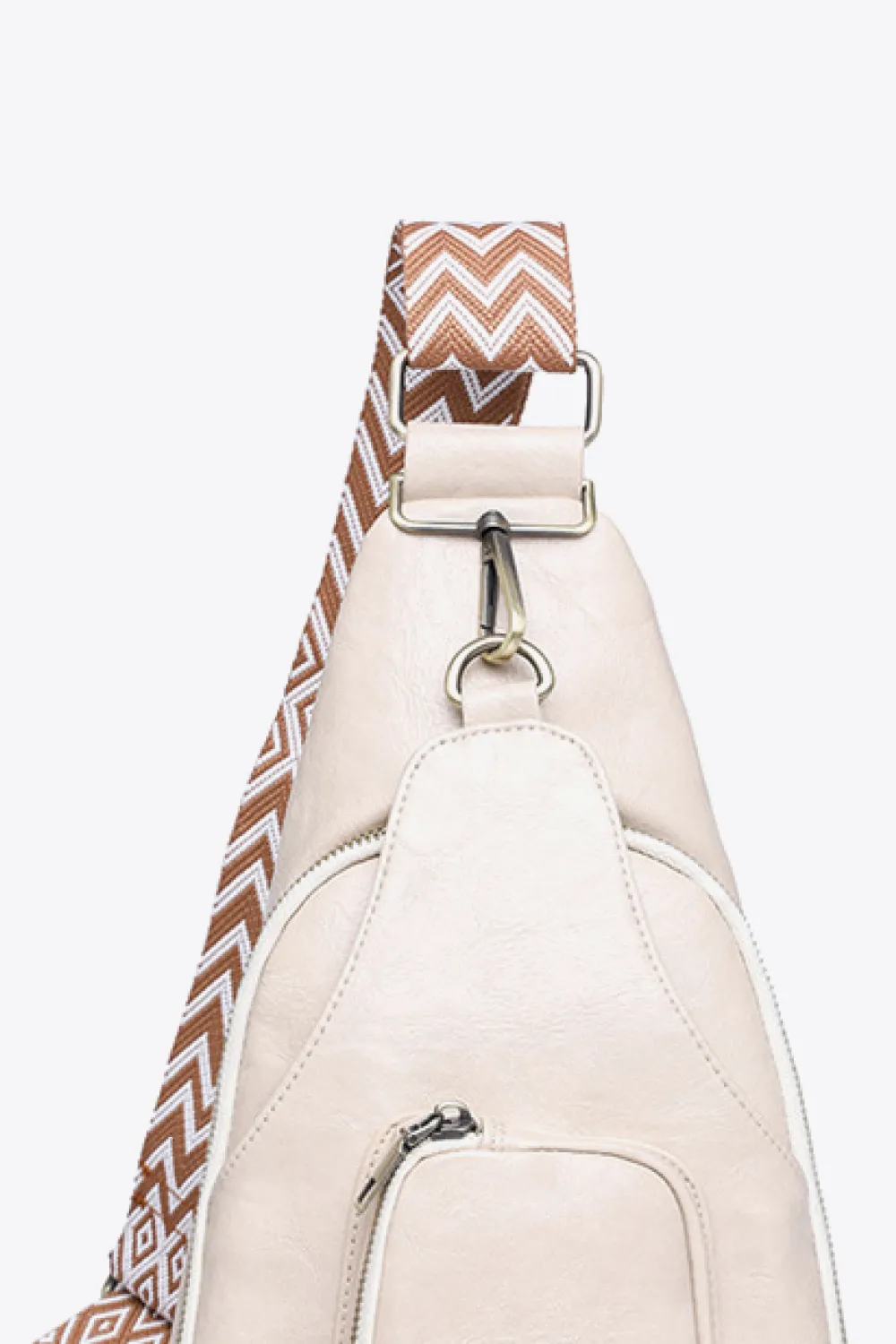 Take A Trip PU Leather Sling Bag, image 11