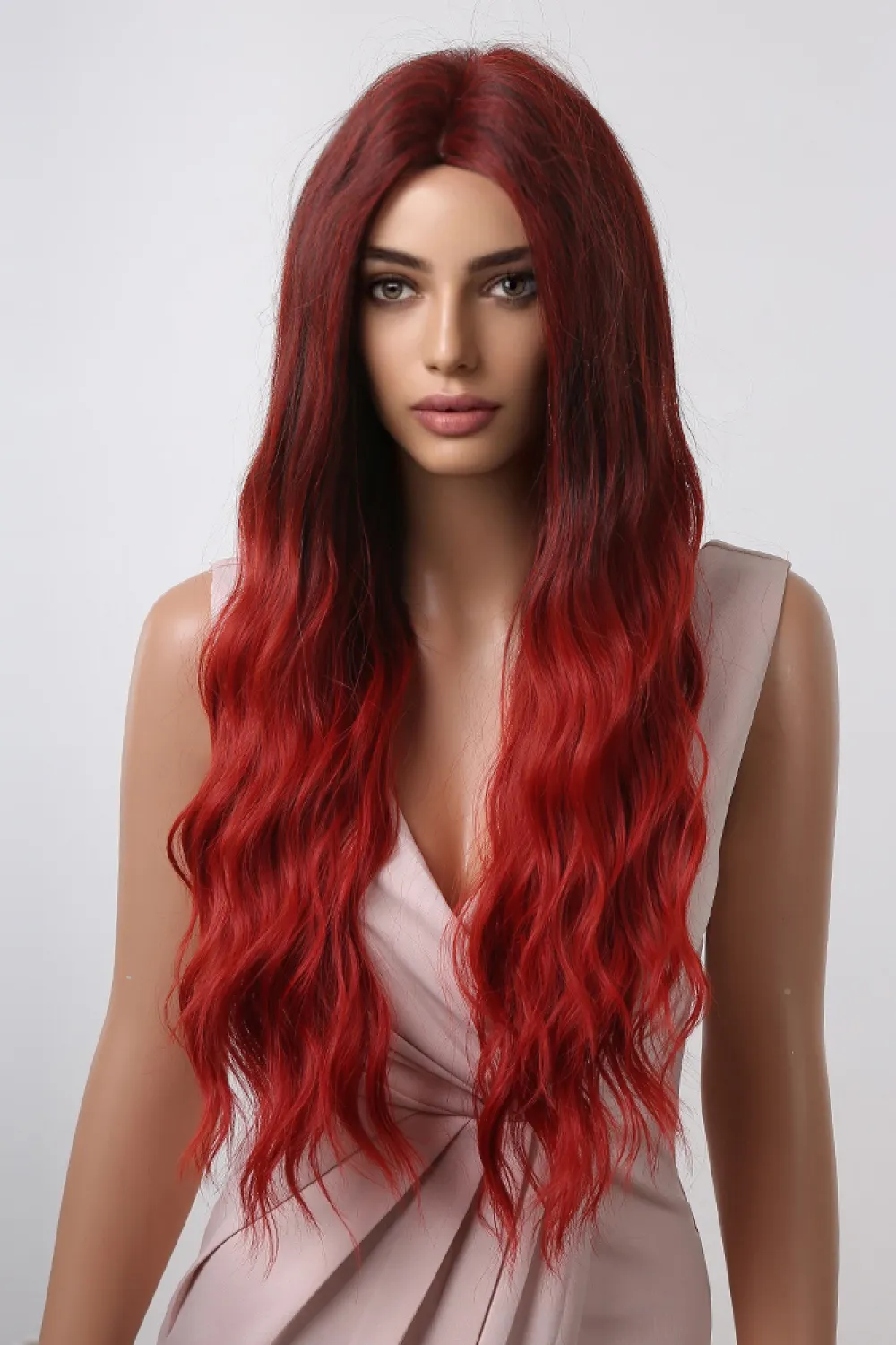 13*1" Full-Machine Wigs Synthetic Long Wave 27", image 3