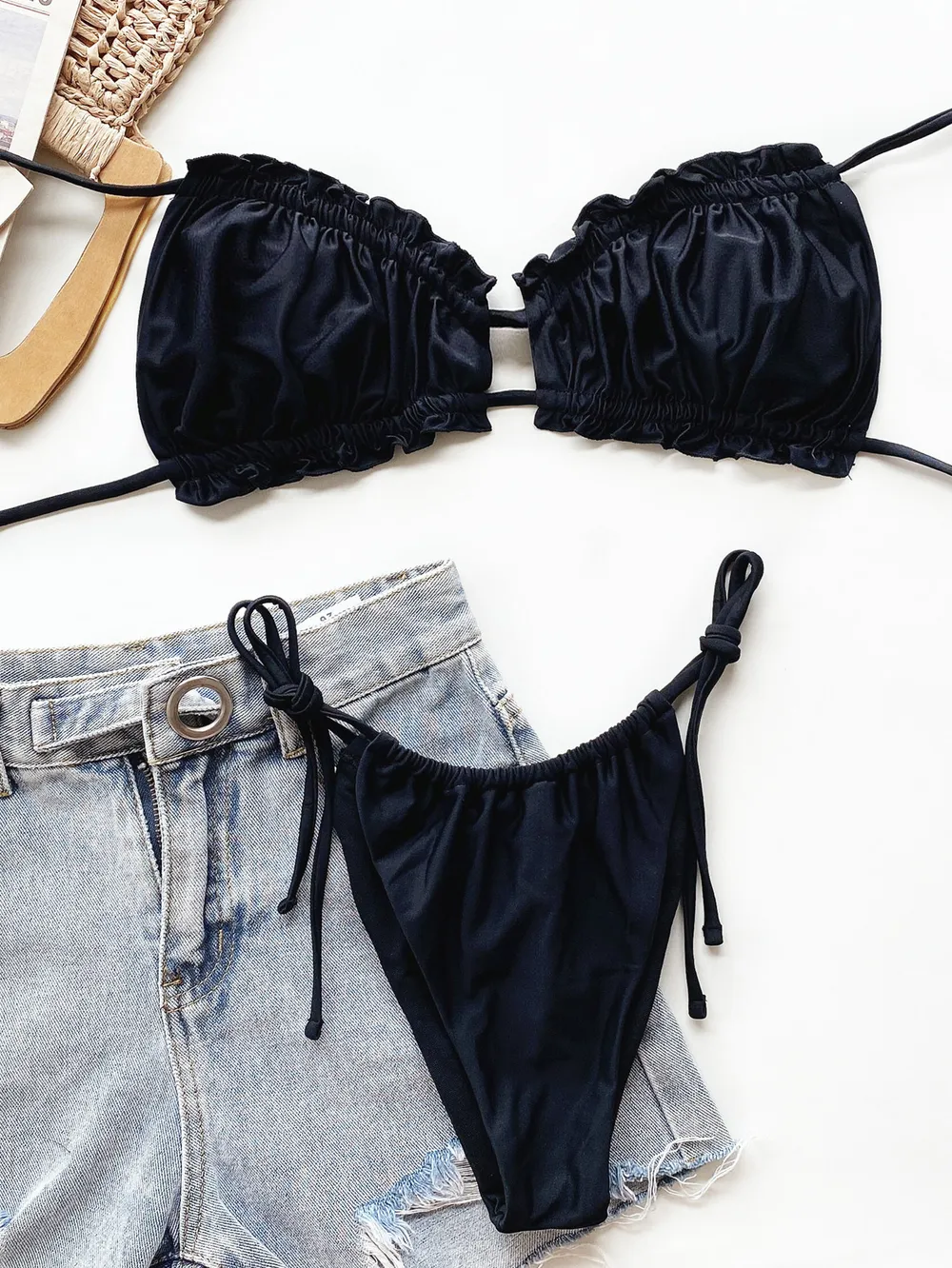 Frill Trill Halter Neck Bikini Set, image 21