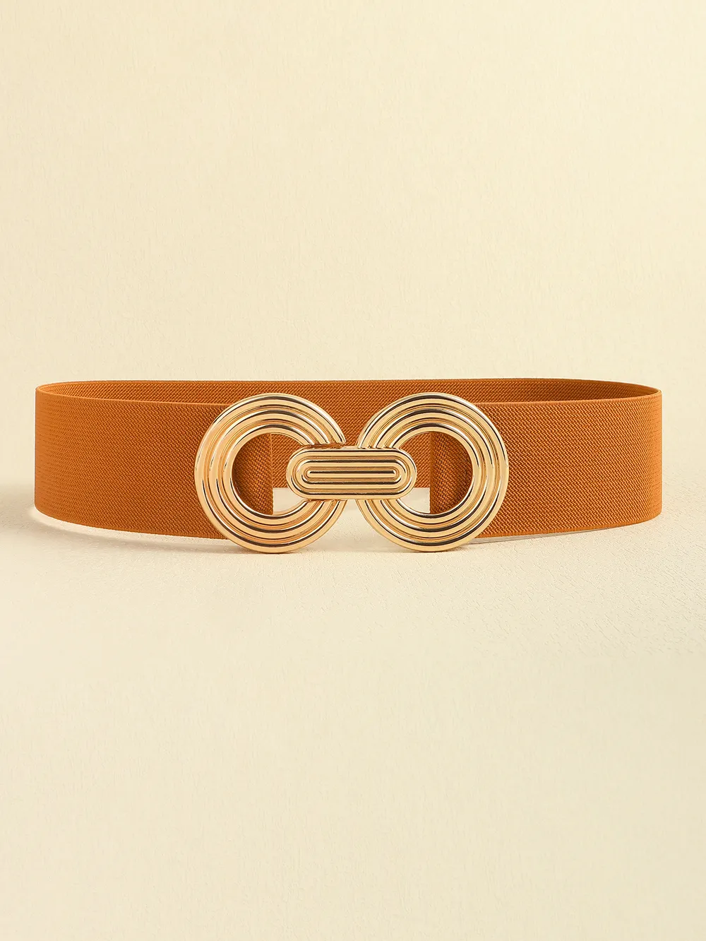 Geometric Buckle Elastic Wide Belt, image 24