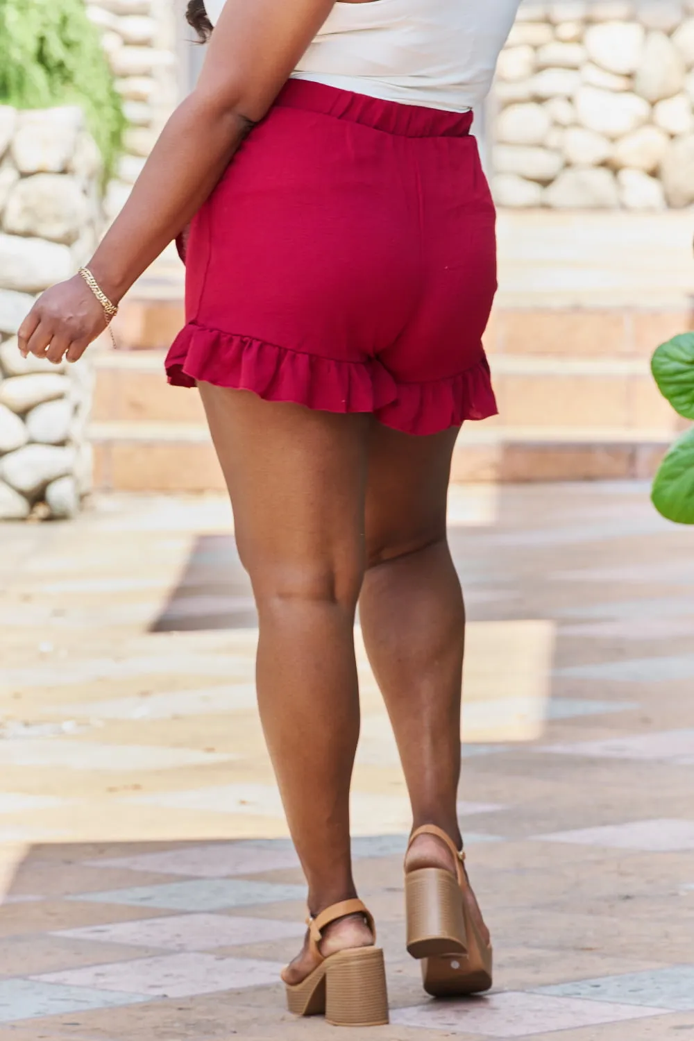 Remember Me Plus Size Ruffled Hem Skort, image 2