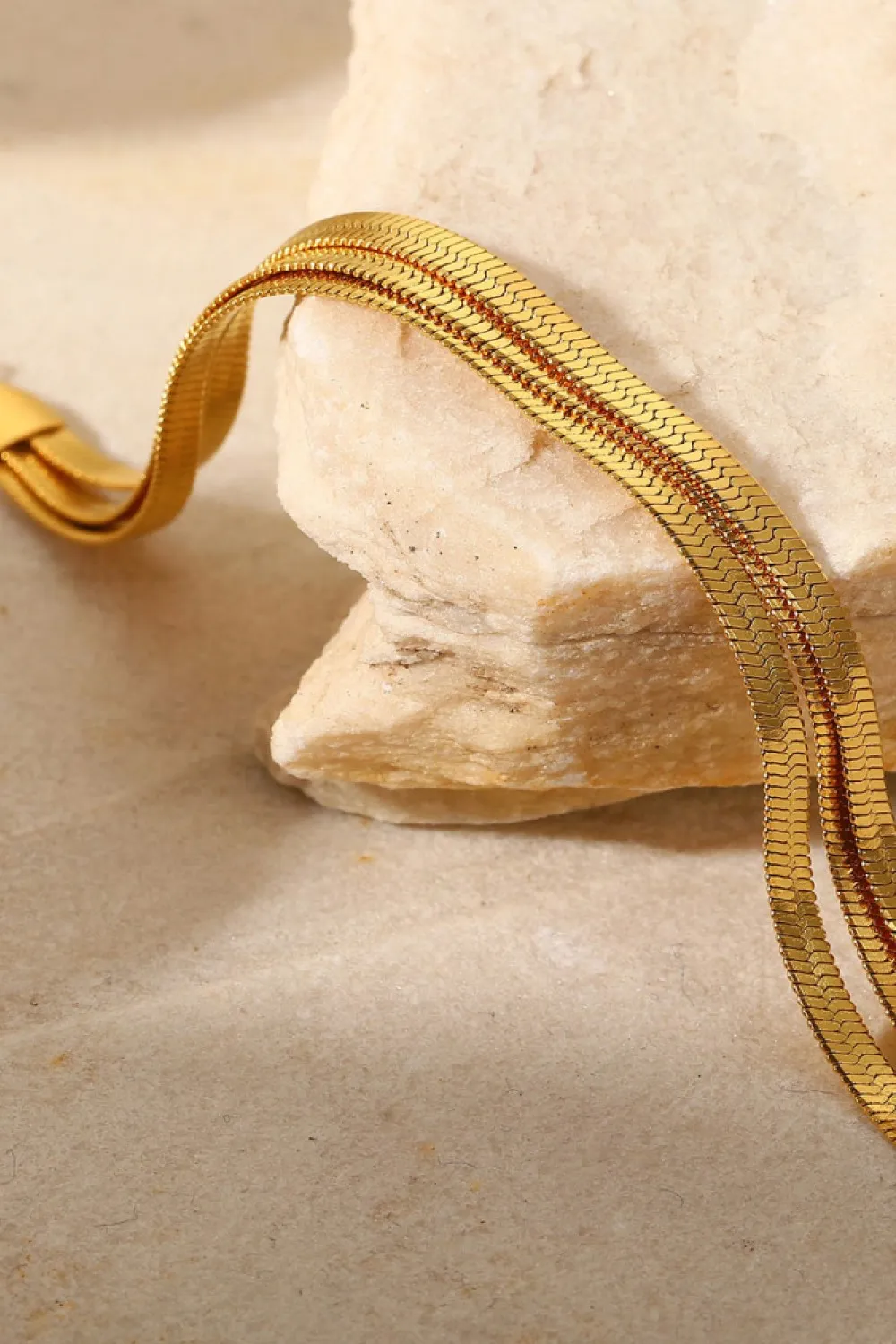 Triple-Layered Snake Chain Bracelet, image 8