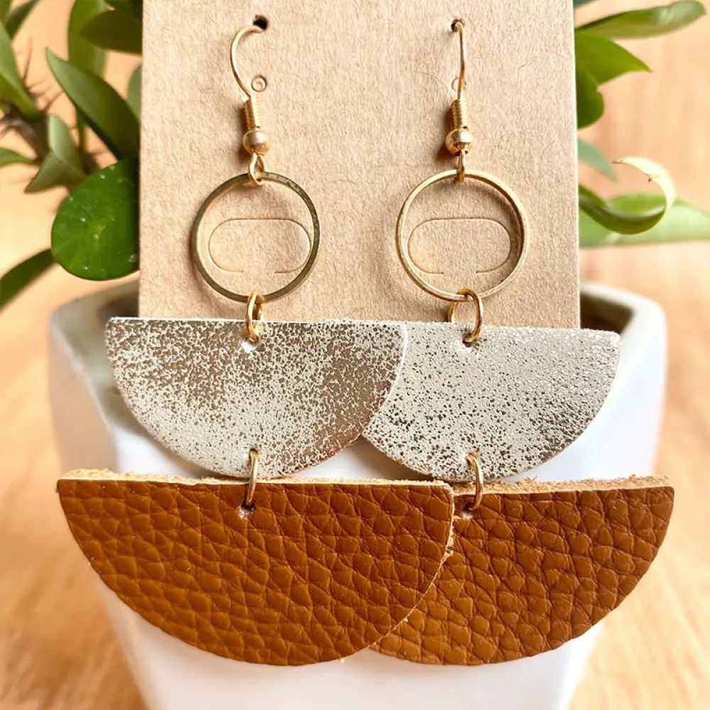 Geometrical Shape Dangle Earrings, image 3