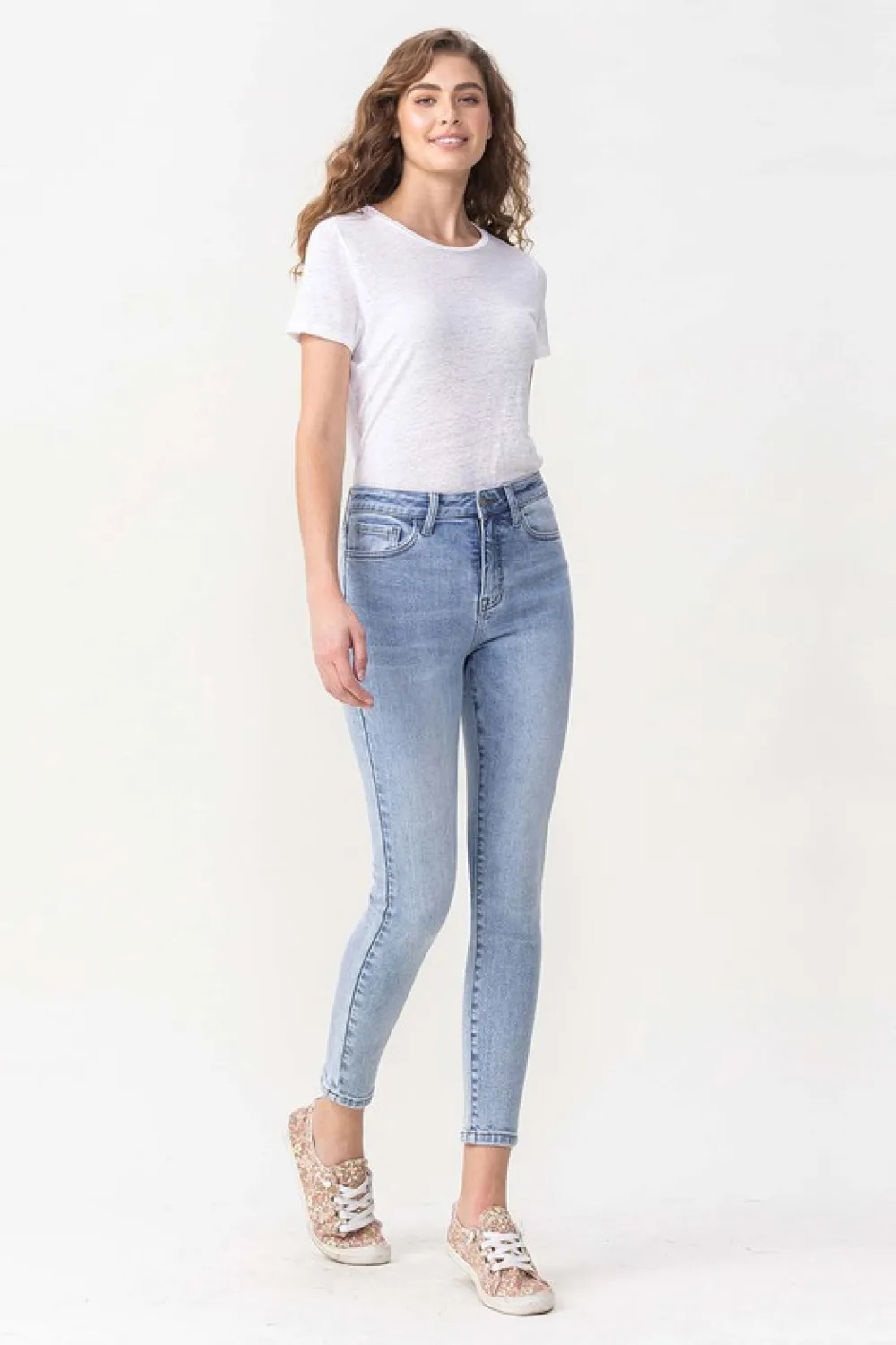 Full Size Talia High Rise Crop Skinny Jeans, image 4