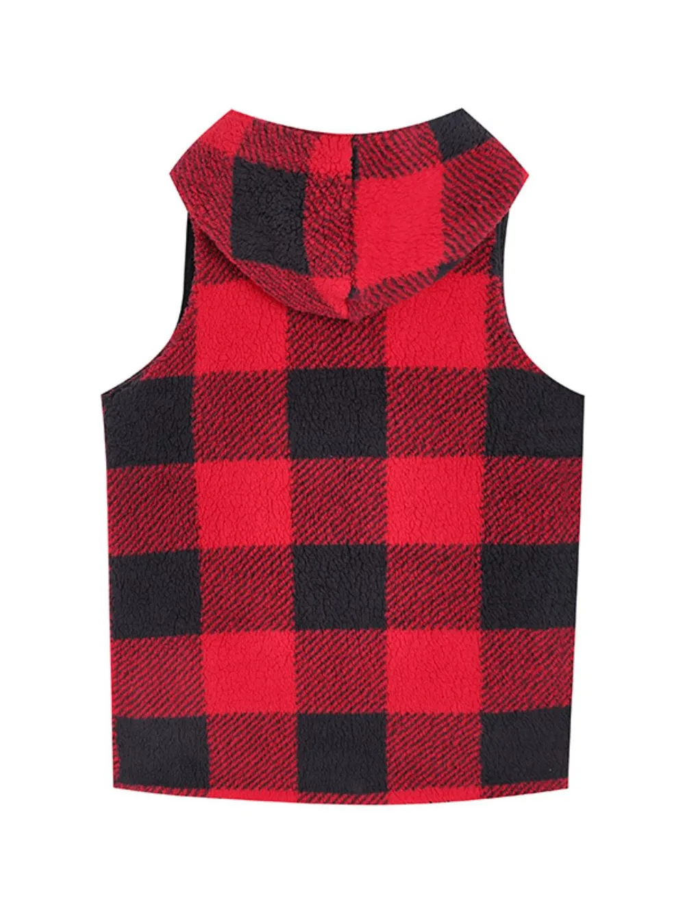 Plaid Hooded Vest, image 4