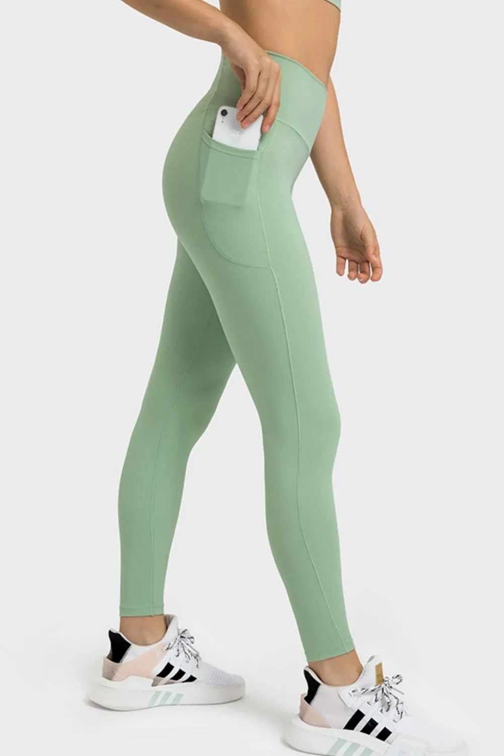 V-Waist Yoga Leggings with Pockets, image 12