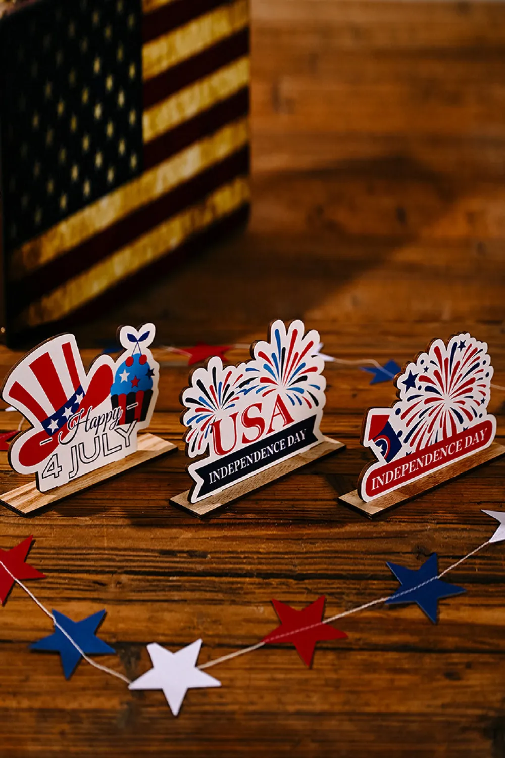 Independence Day Plywood Decor Ornament, image 9