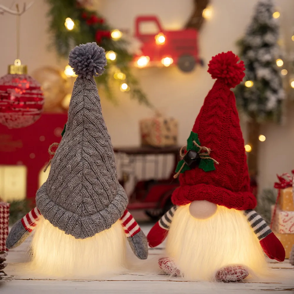 Light-Up Short Leg Faceless Gnome, image 6