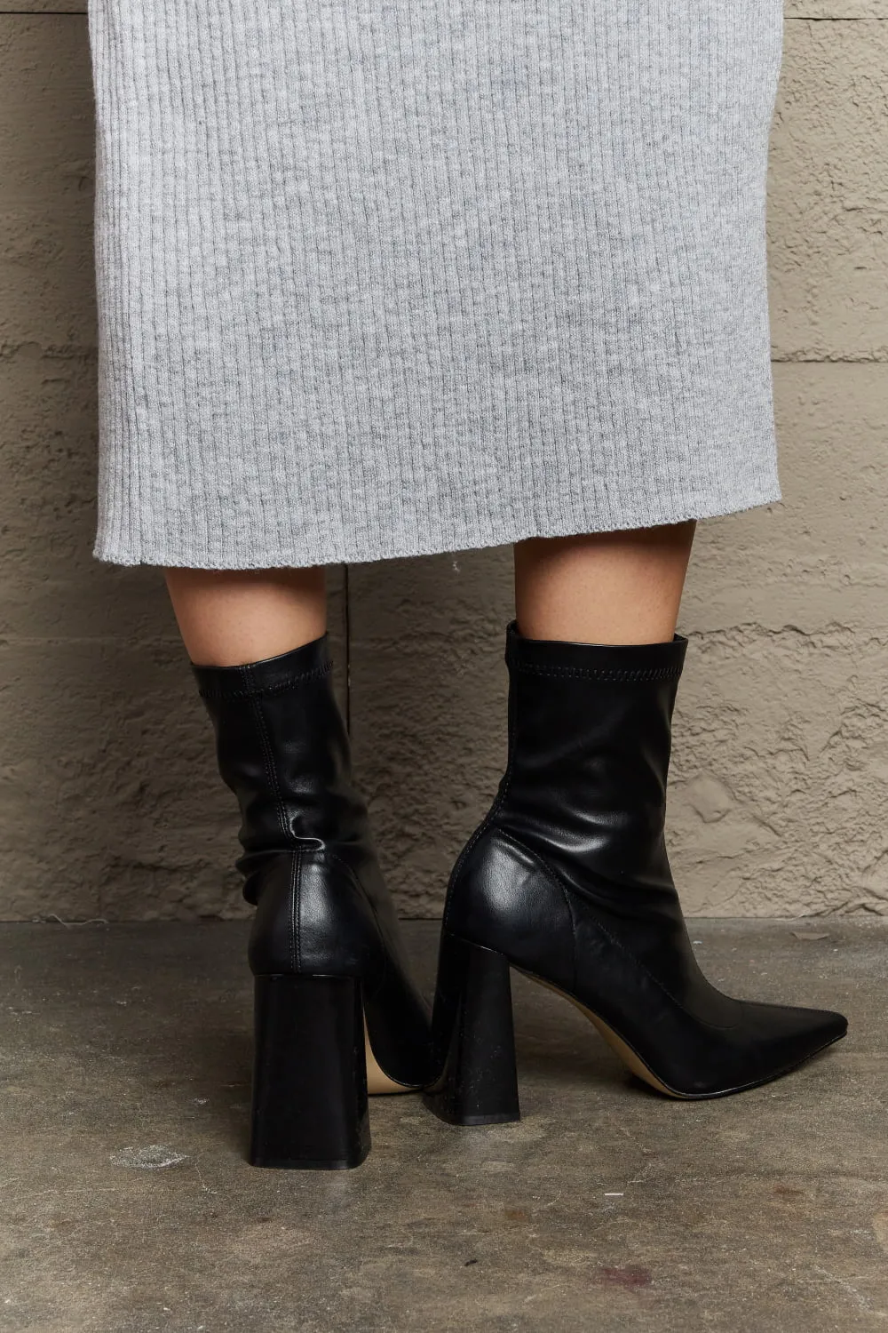 Stacy Block Heel Sock Boots, image 4