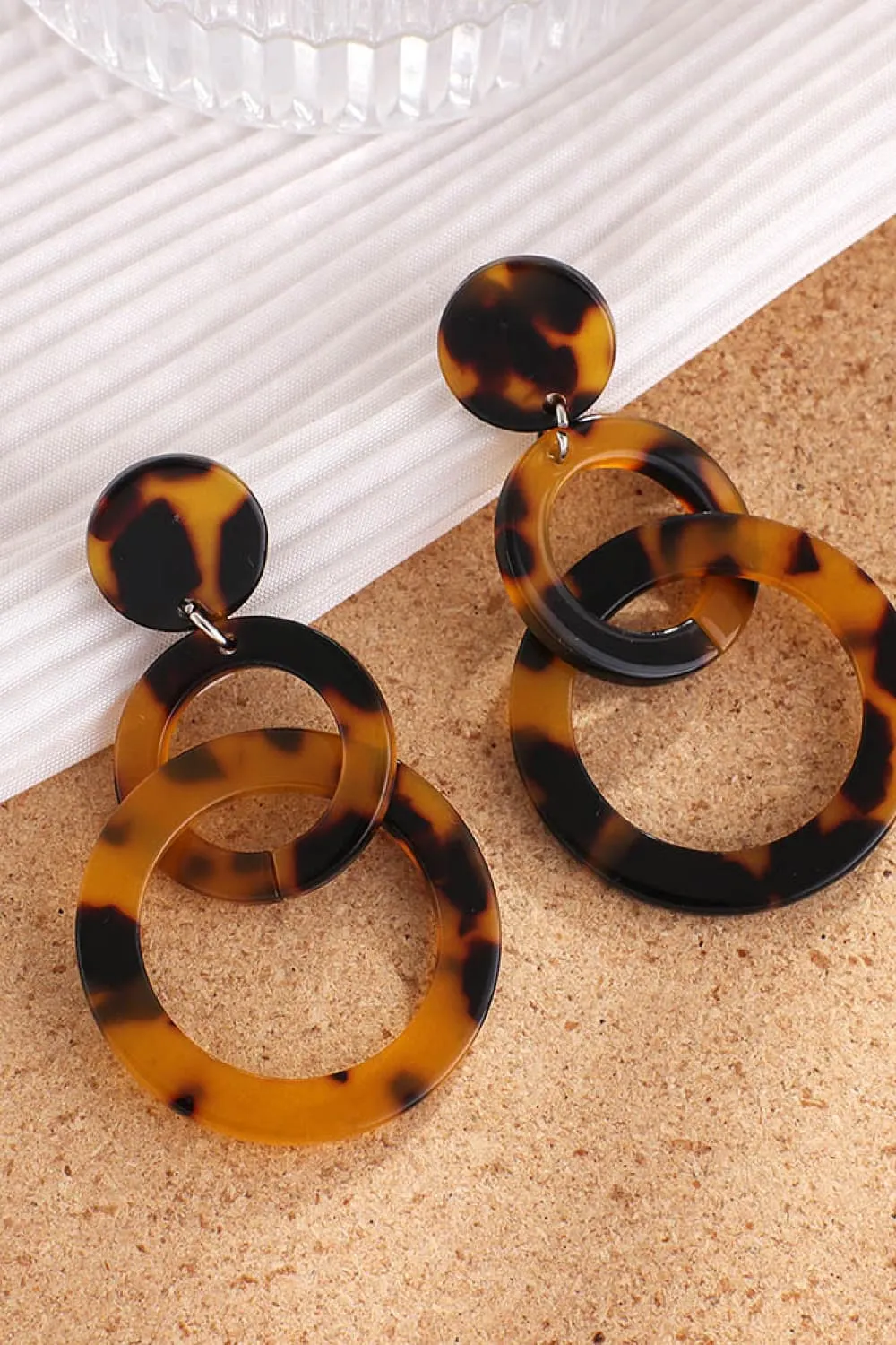 Acrylic Double-Hoop Earrings, image 15