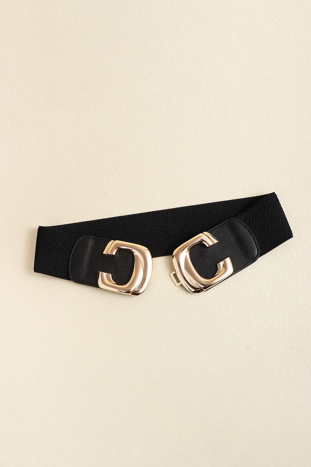 Zinc Alloy Buckle Elastic Wide Belt, image 5