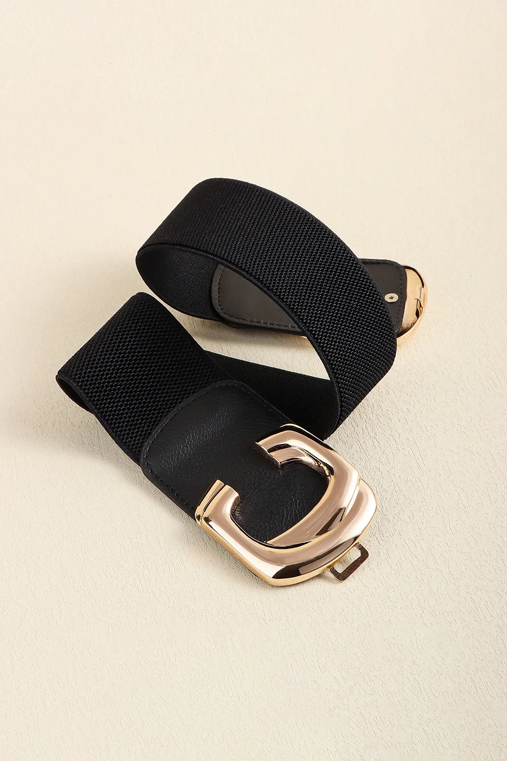 Zinc Alloy Buckle Elastic Wide Belt, image 6
