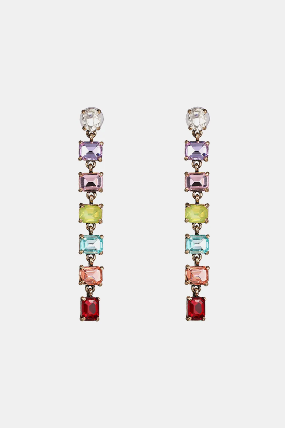 Geometrical Shape Resin Dangle Earrings, image 6