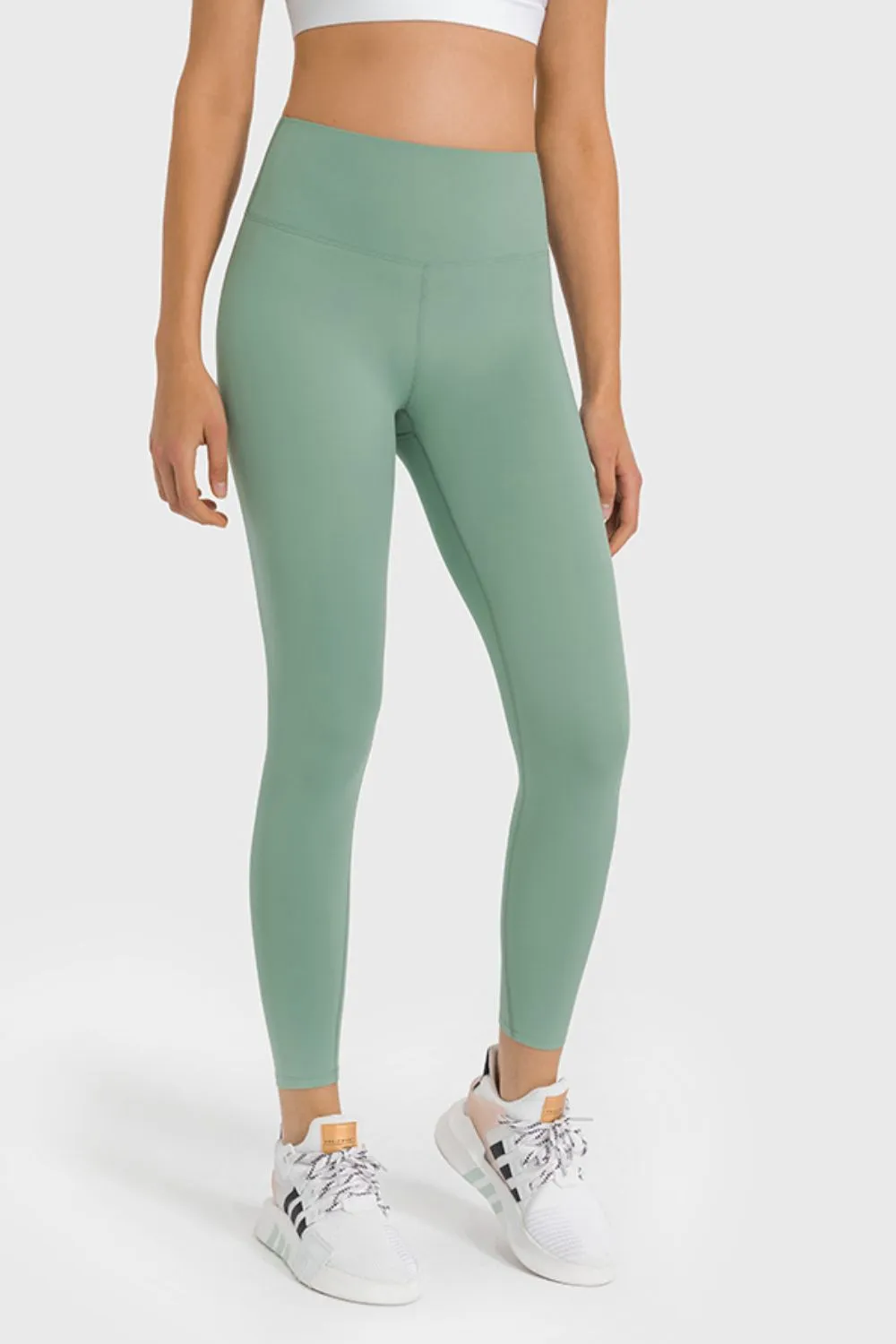 High Waist Ankle-Length Yoga Leggings, image 22