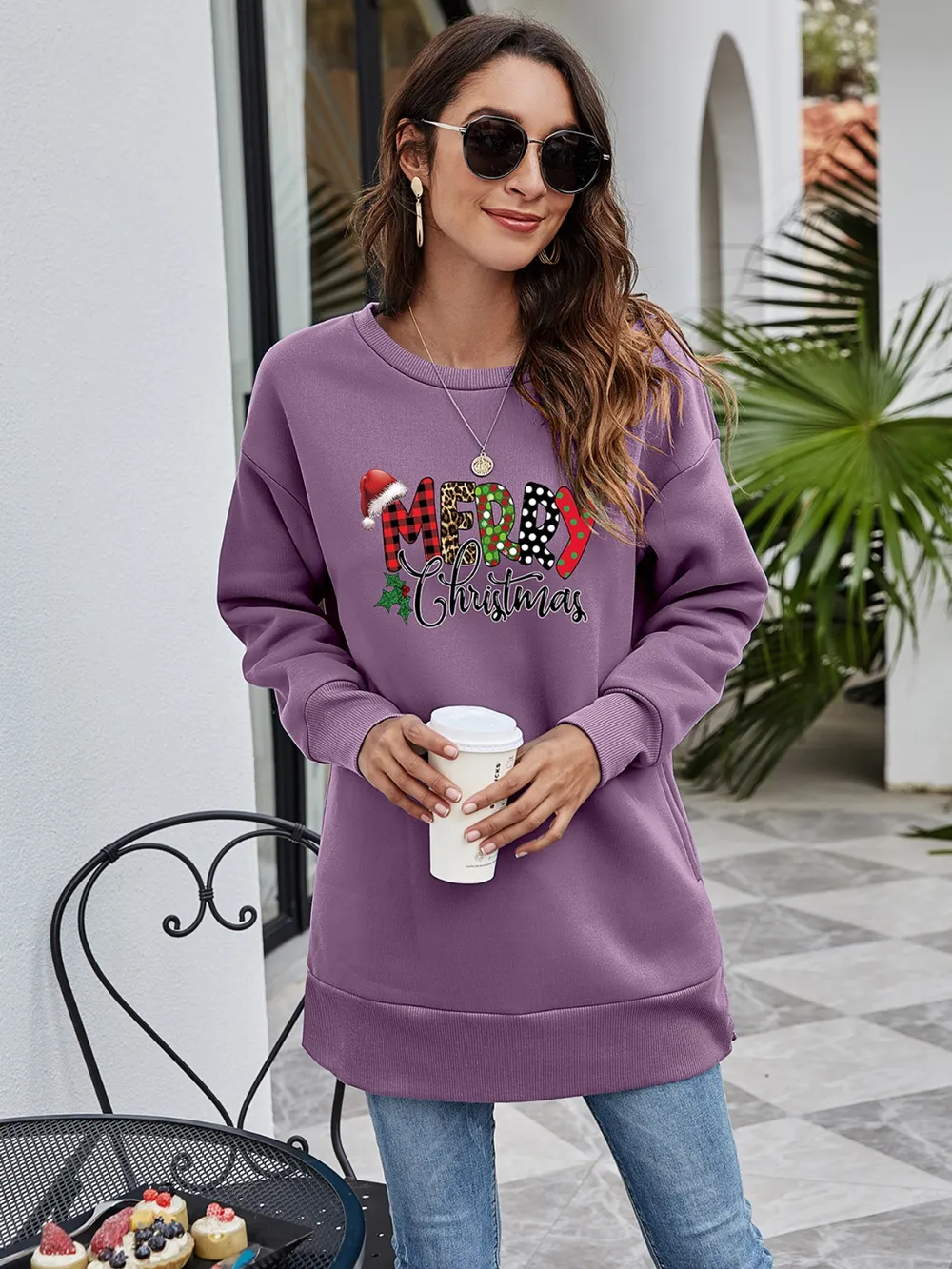 MERRY CHRISTMAS Graphic Sweatshirt, image 10