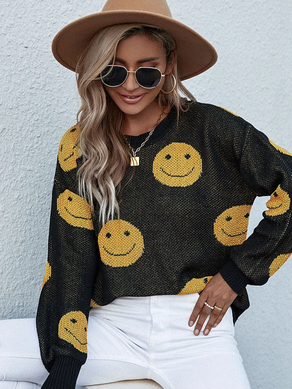 Smiley Face Sweater, image 3