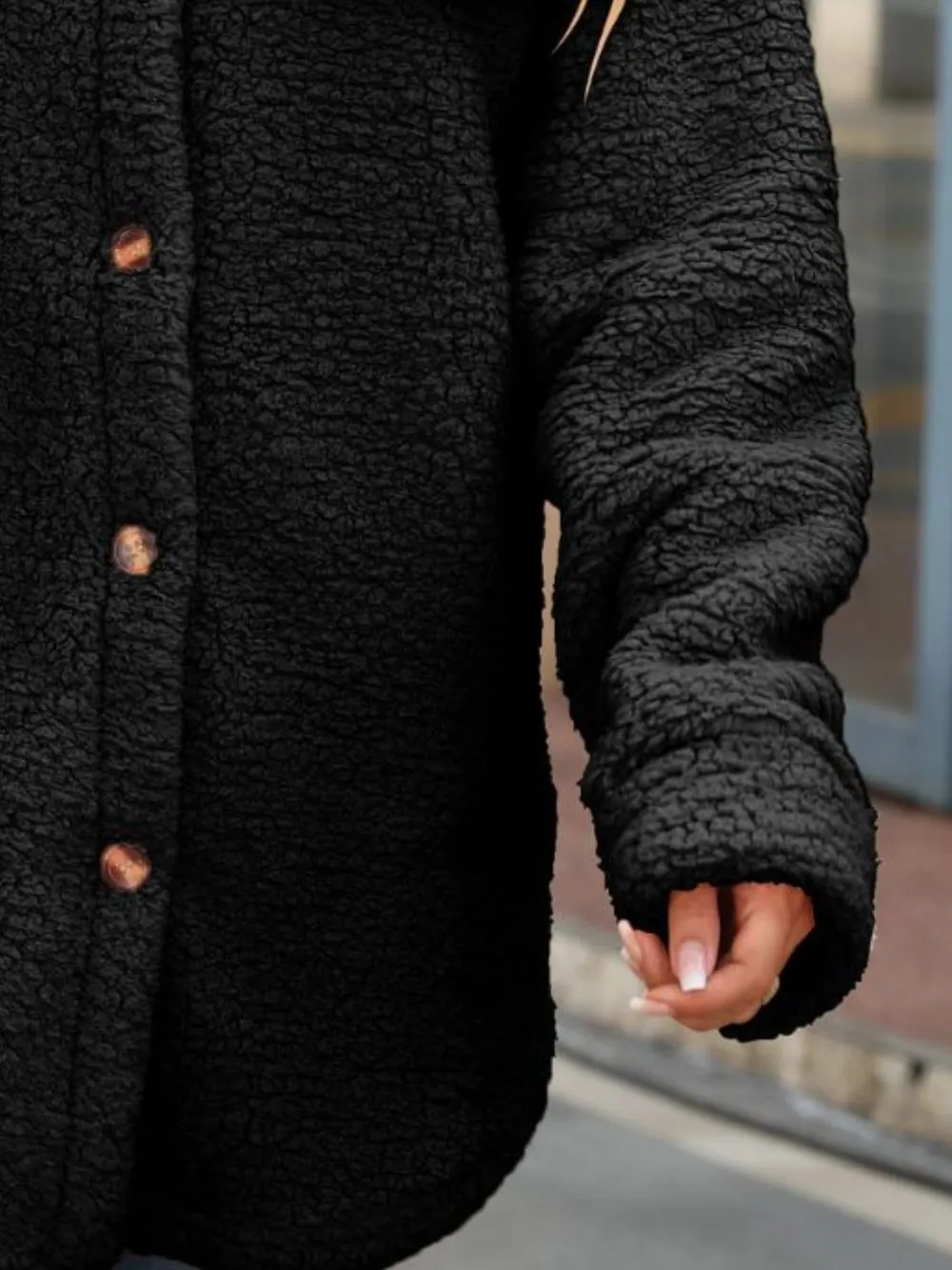 Button Down Collared Coat, image 13