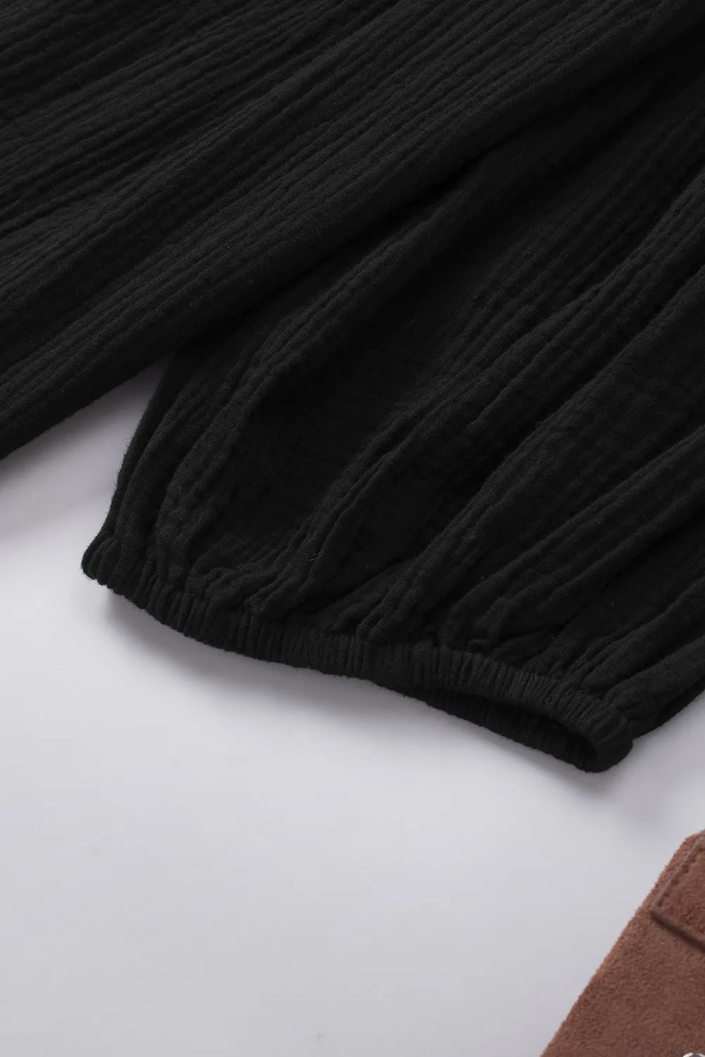 Dropped Shoulder V-Neck Blouse, image 20