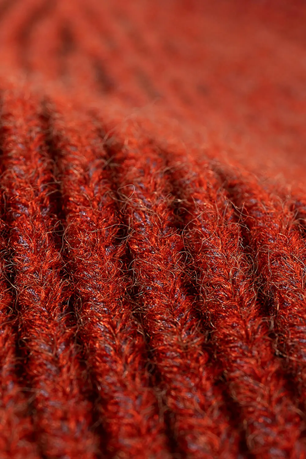 NEWYORK Patch Rib-Knit Cuffed Beanie, image 5