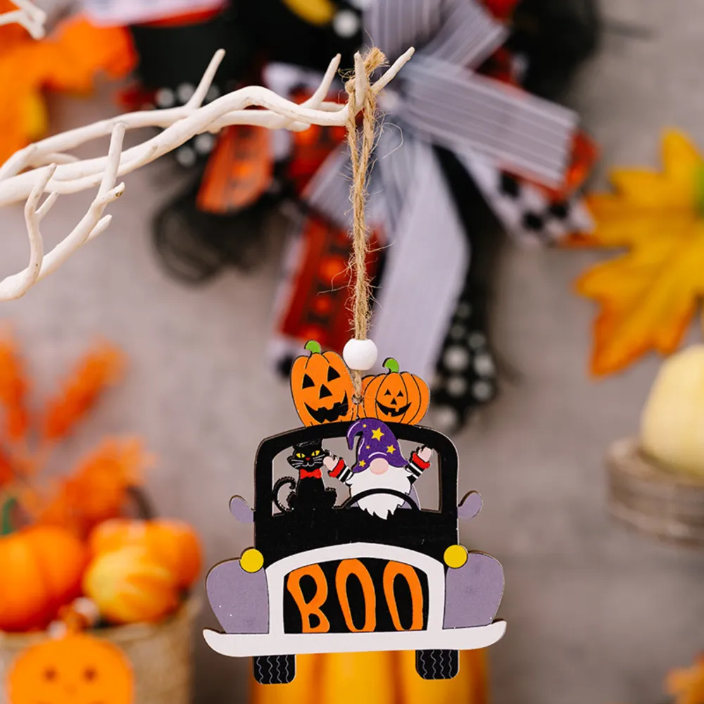 4-Piece Halloween Element Car-Shape Hanging Widgets, image 9