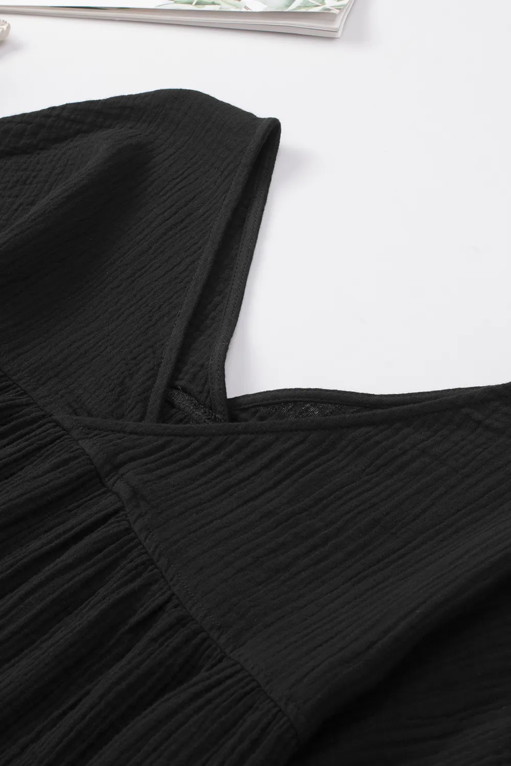 Dropped Shoulder V-Neck Blouse, image 19