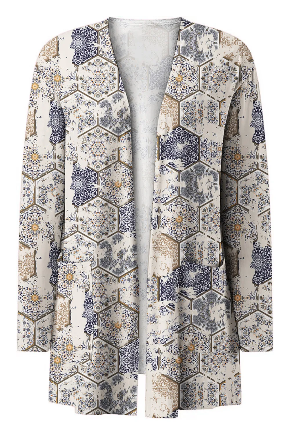 Printed Long Sleeve Cardigan, image 15