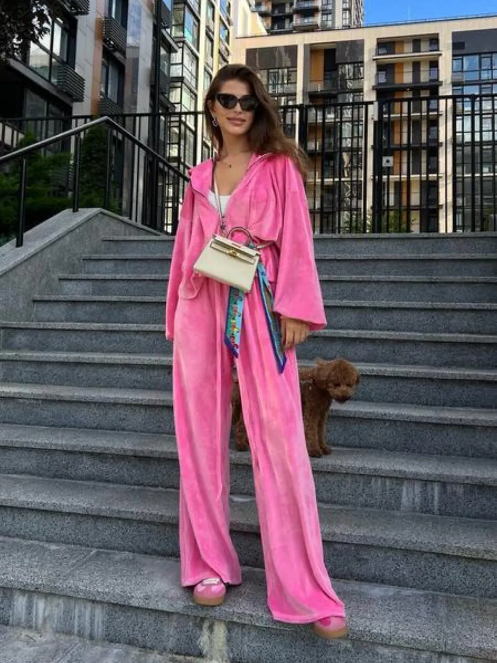Hooded Jacket and Pants Set, image 2