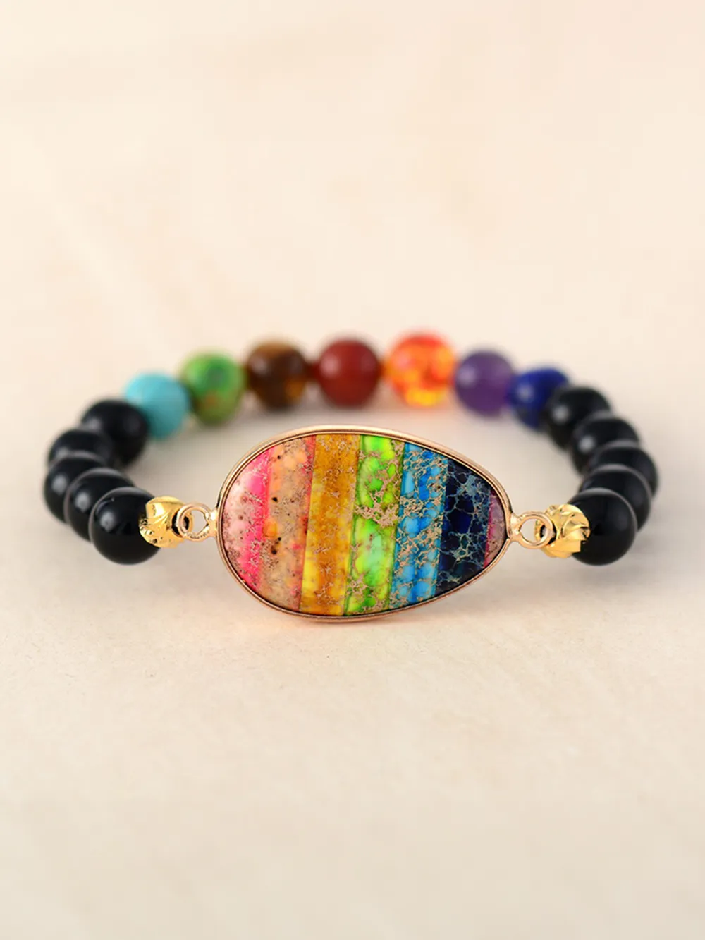 Geometrical Shape Beaded Bracelet, image 2
