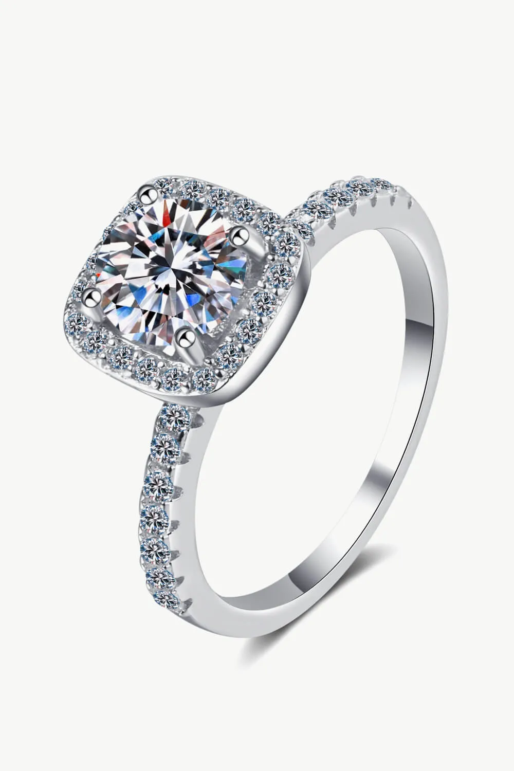 Square Moissanite Ring, image 3