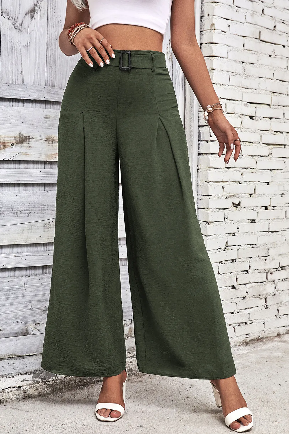 High Waisted Wide Leg Pants, image 6