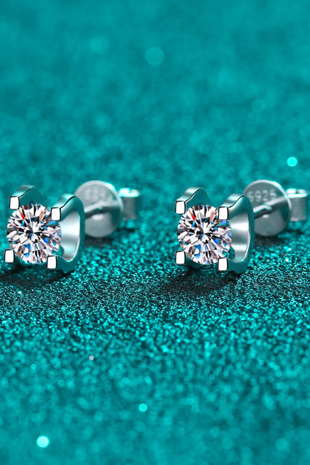 Limitless Love 1 Carat Moissanite Stud Earrings, image 3