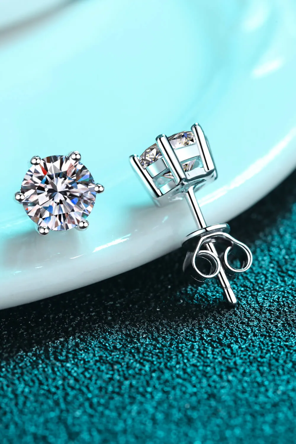 Moissanite Stud Earrings, image 5