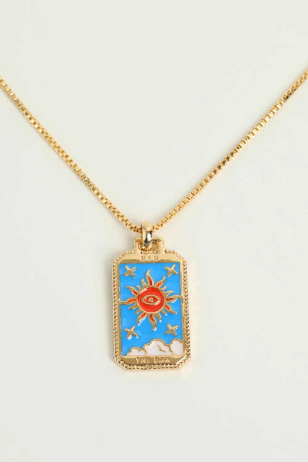 Tarot Card Pendant Copper Necklace, image 5