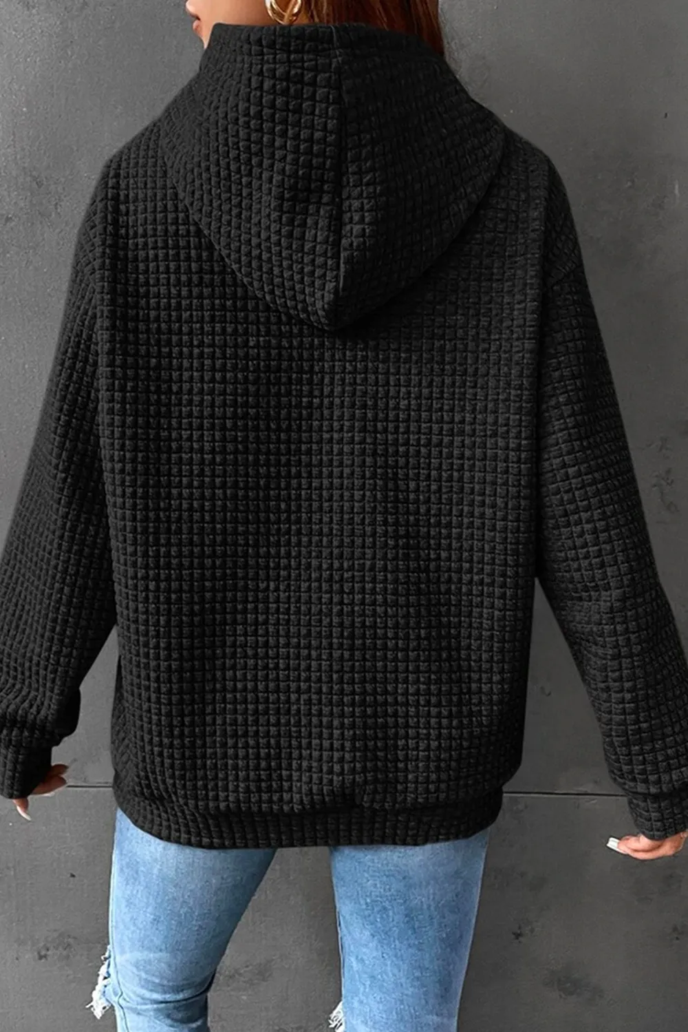 Dropped Shoulder Pocketed Hoodie, image 16
