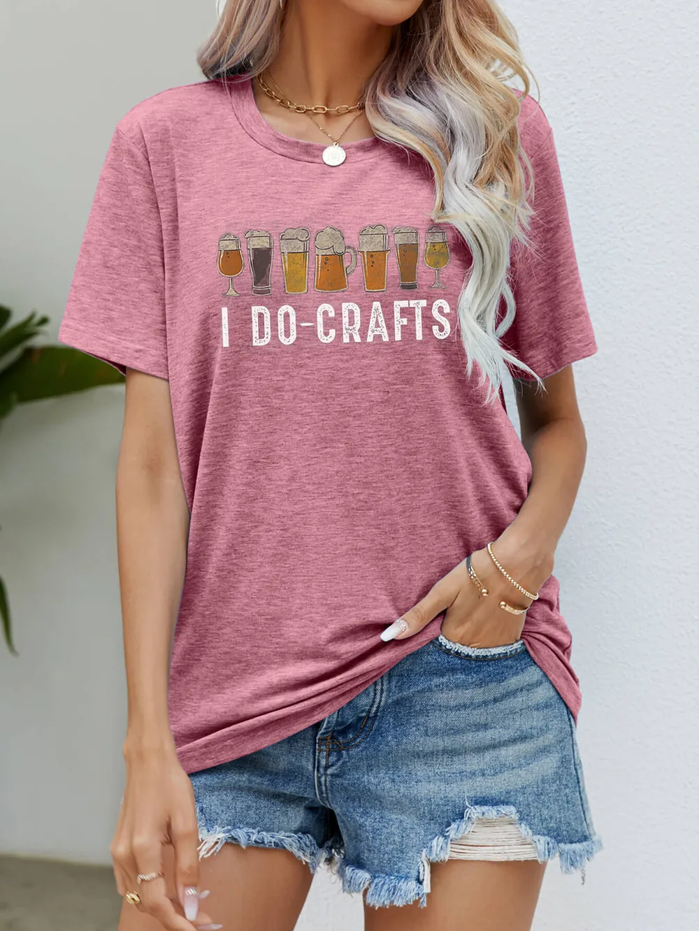 I DO CRAFTS Round Neck T-Shirt, image 13