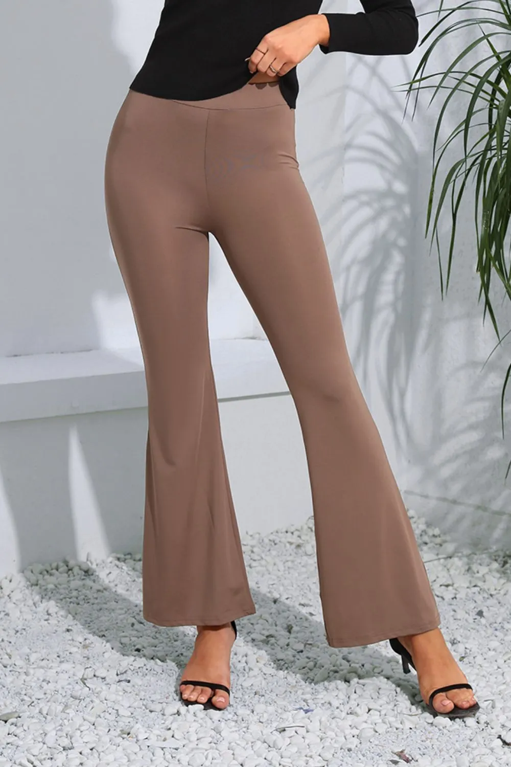 High Waist Long Flare Pants, image 12