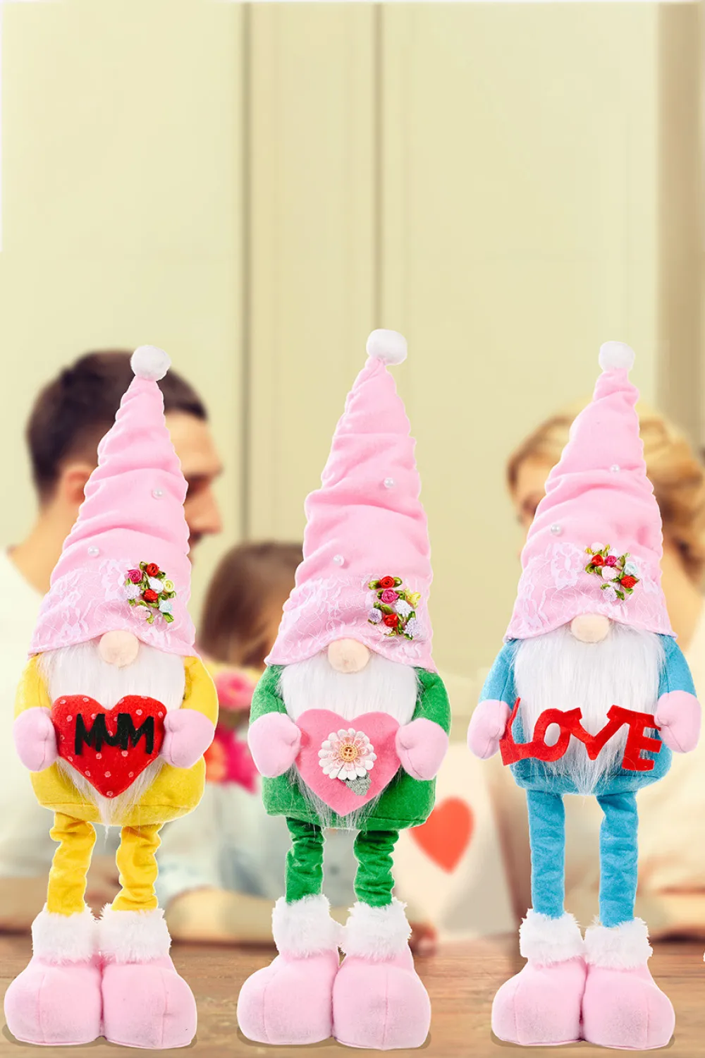 Mother's Day Pearl Decor Faceless Gnome, image 6