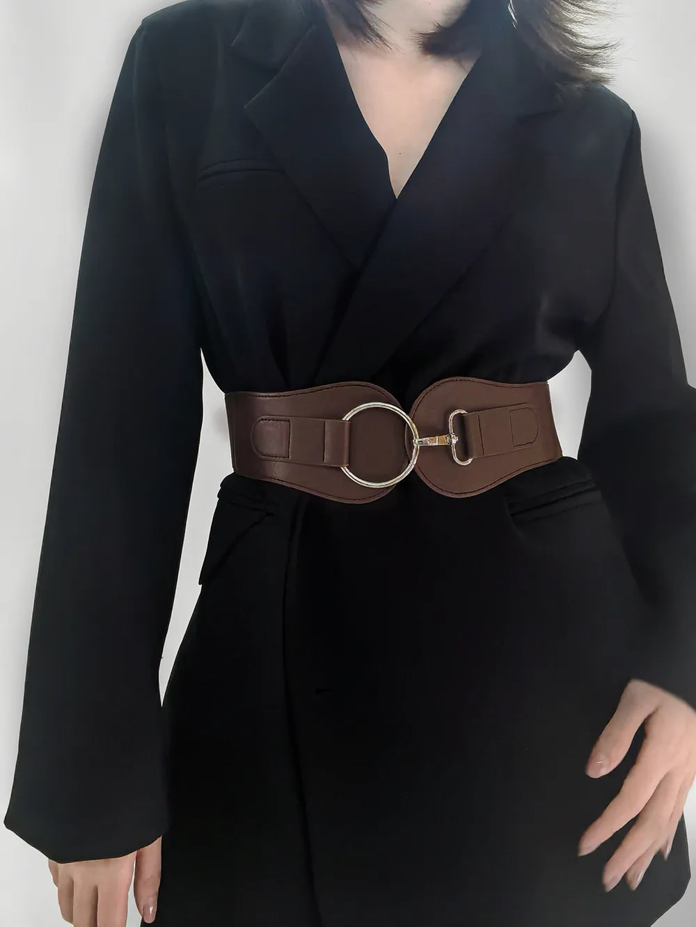 PU Elastic Wide Belt, image 22