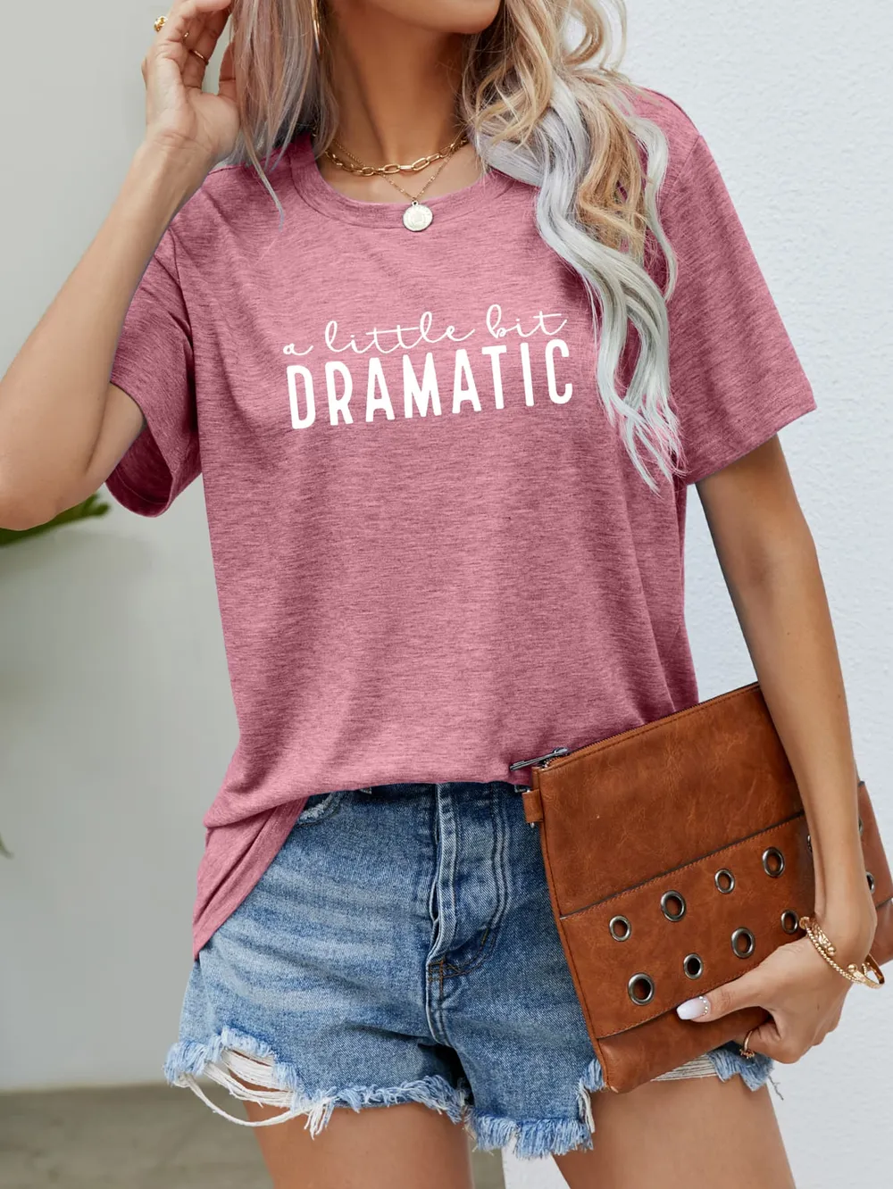 A LITTLE BIT DRAMATIC Graphic Tee, image 13