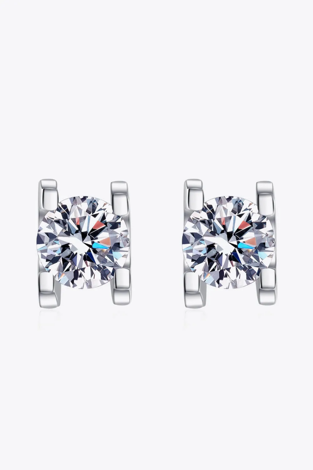 Limitless Love 1 Carat Moissanite Stud Earrings, image 5