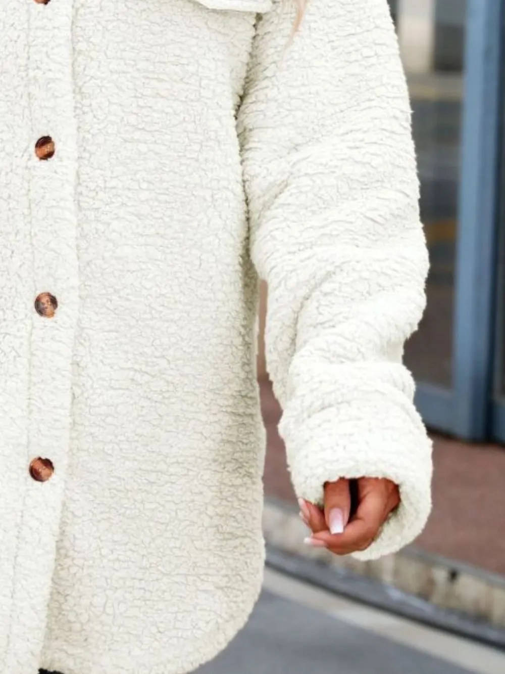 Button Down Collared Coat, image 11