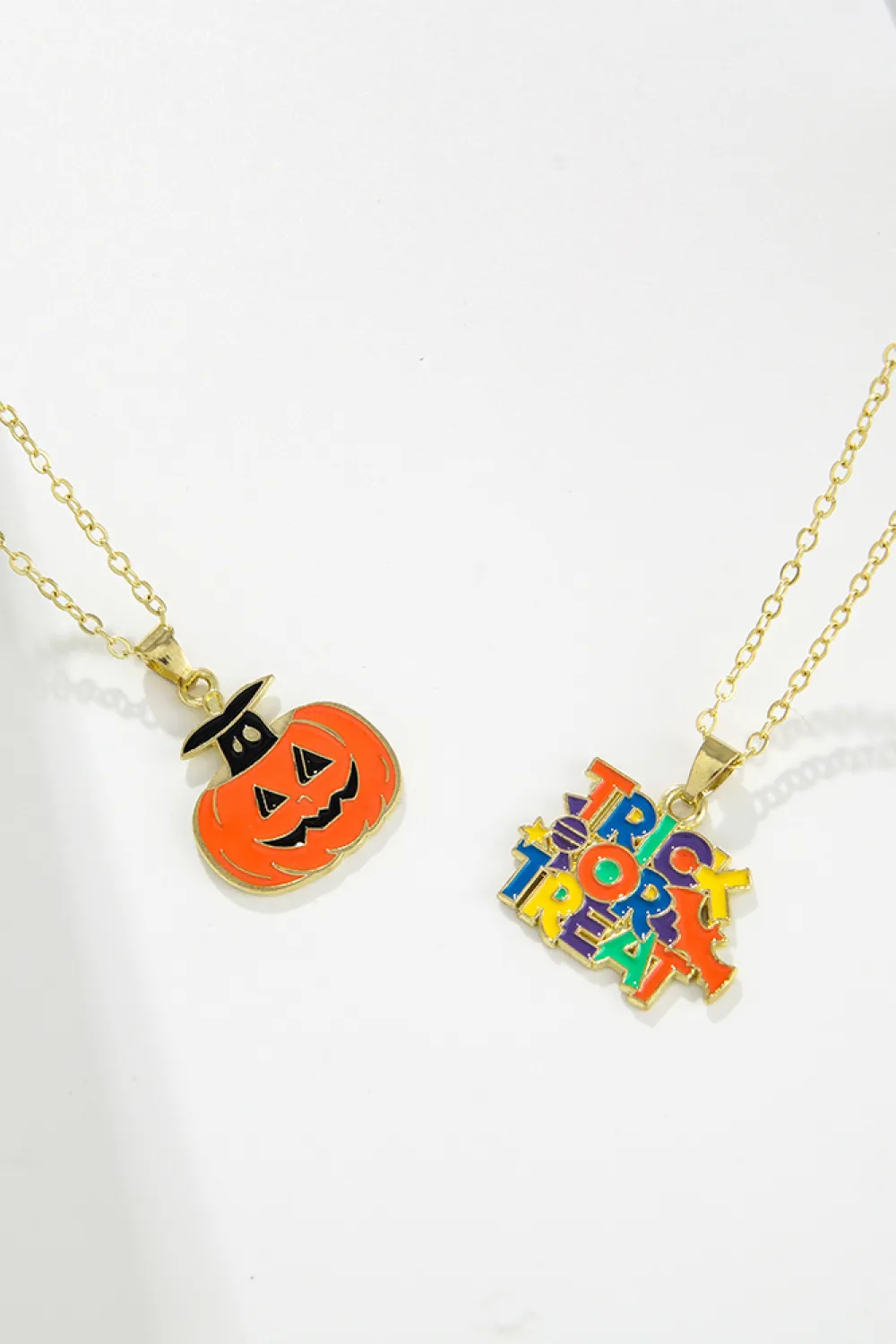 Two-Piece Halloween Theme Necklace Set, image 3