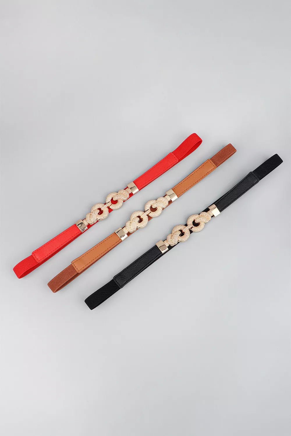 Zinc Alloy Buckle PU Leather Belt, image 2
