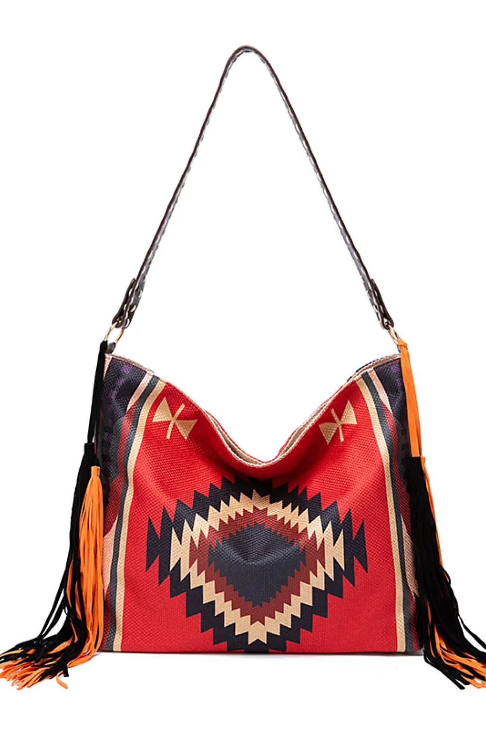 Geometric Canvas Tote Bag, image 19